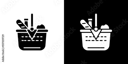 Picnic icon symbols. Vector illustration.