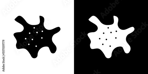 Pigment icon symbols. Vector illustration.