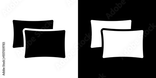 Pillow icon symbols. Vector illustration.