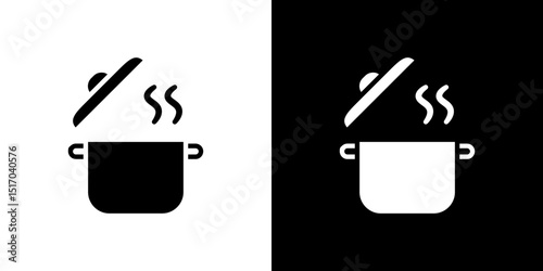 Pot icon symbols. Vector illustration.