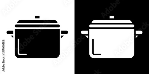 Pot icon symbols. Vector illustration.