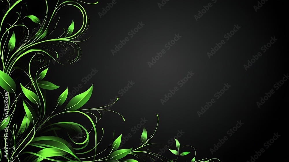 Floral design border Floral design border