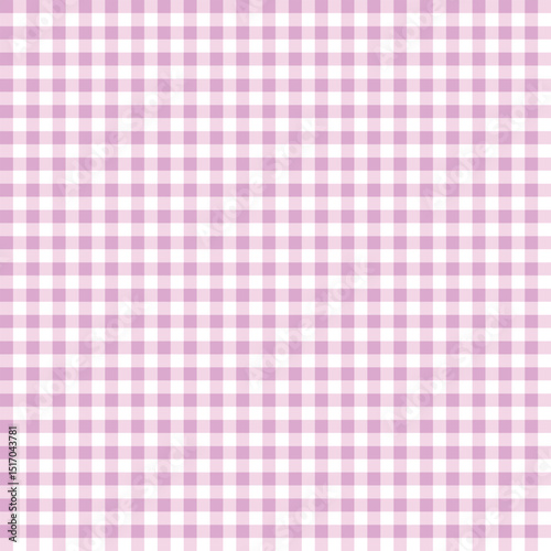 Soft pink gingham check seamless background