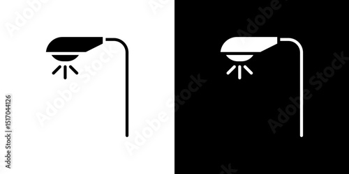 Street light icon symbols. Vector illustration.