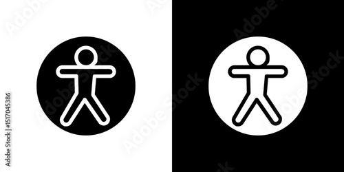 Universal access icon symbols. Vector illustration.