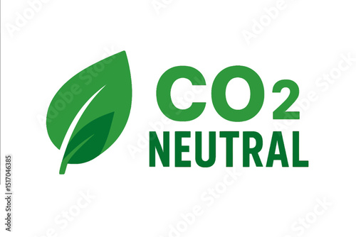Vector icon shows carbon neutrality, green energy transition, renewable energy, pollution, sustainable development, wind power, eco battery, net zero, emission reduction, global sustainability
