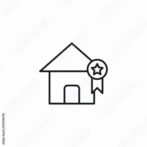 top quality housing icon sign vector