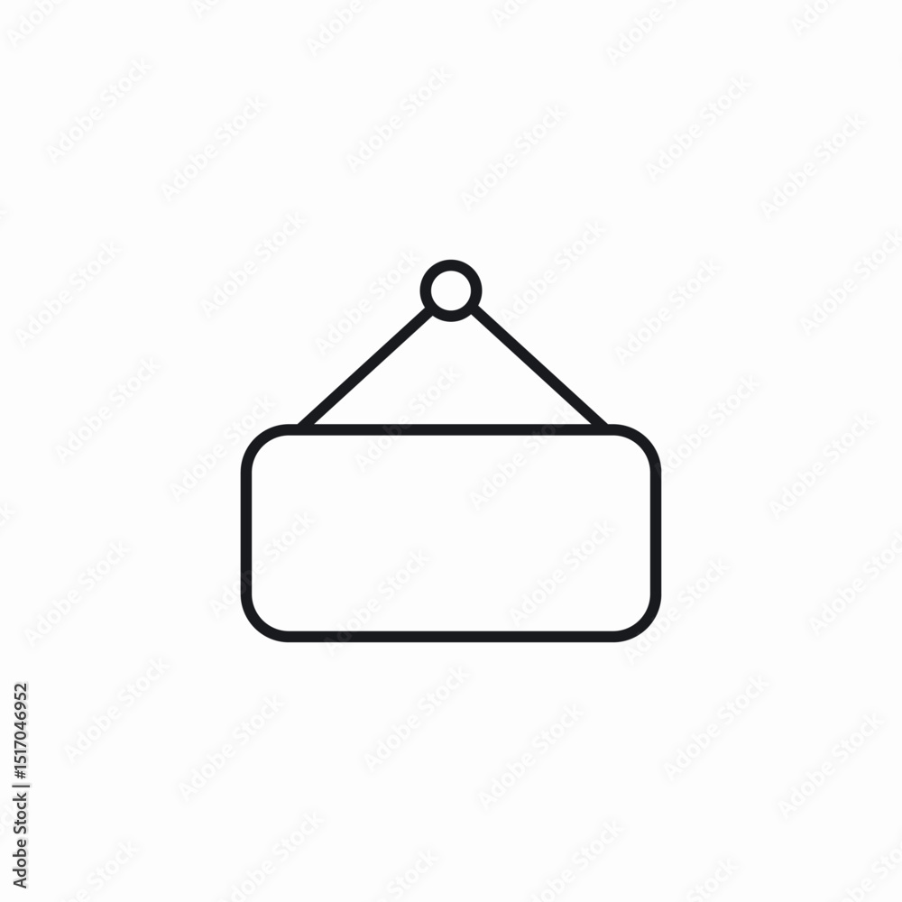 wall hanger sign icon sign vector wall hanger sign icon sign vector