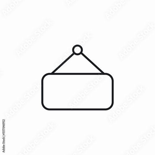 wall hanger sign icon sign vector