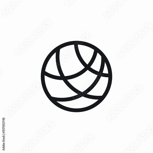 global connection icon sign vector