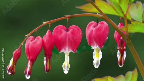 Heart-Shaped Flowers: A vibrant macro shot showcases delicate, heart-shaped flowers in full bloom, offering a charming display of natural beauty and the allure of the wild.