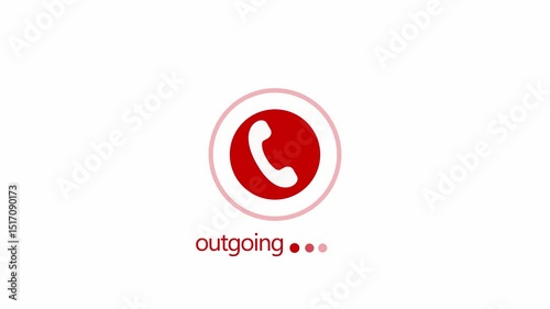 Outgoing Call Icon Animated, Phone Signal Animation Emitting Radio