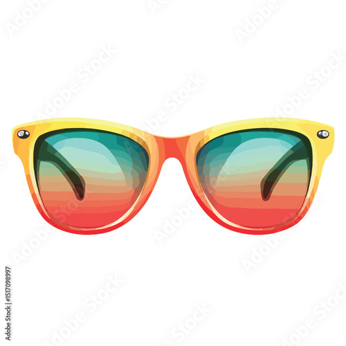 Professional Sunglasses Summer Icon Vector Illustration Isolated for Graphic Designs