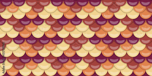 Abstract autumnal scale pattern.  Warm earth tones create a textured, visually appealing design perfect for backgrounds, websites, or textile prints.