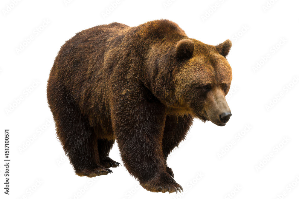 Fototapeta premium Majestic Brown Bear Powerful Symbol of Wilderness