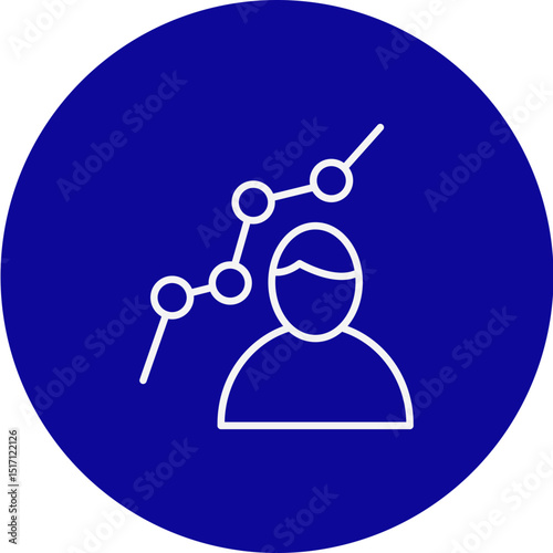 Passion Vector Blue Circle Icon Design