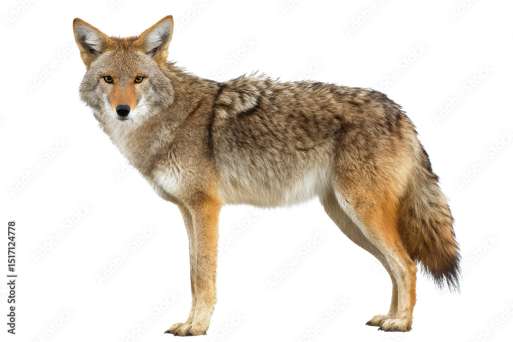 Fototapeta premium Majestic Coyote Wild Canine Profile Photography