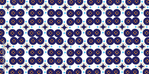 Seamless textile background. Contemporary pattern. Wallpaper pattern.