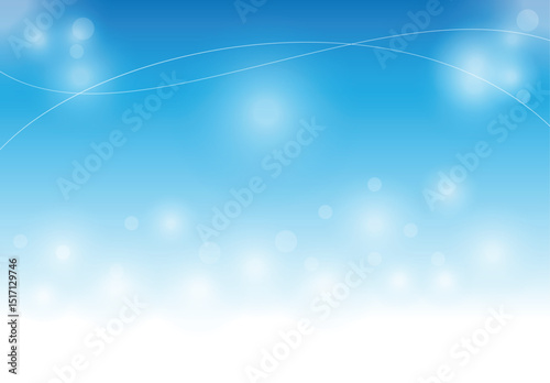 Very beautiful blue background with sparkling circles of light