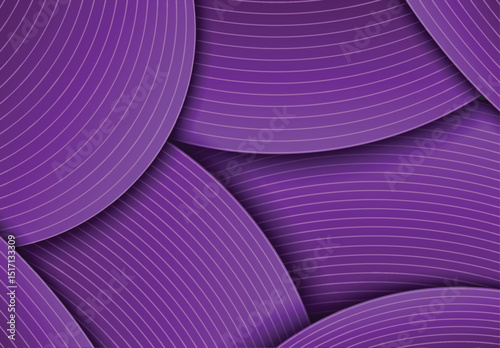 Purple Background with aesthetic stacked and shaded layers