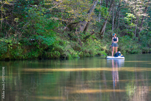Ozarks paddleboarding photo