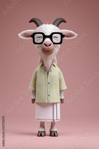 goat with spects
