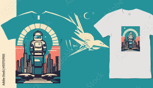 Futuristic Superior t shirt design, vector graphic, typographic poster or tshirts street wear and Urban style