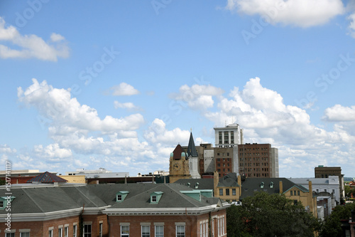 Looking Over Downtown Savannah, Georgia 