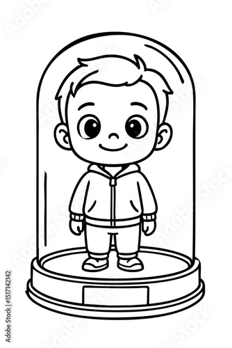 Doodle Art Kids Toy Figurine