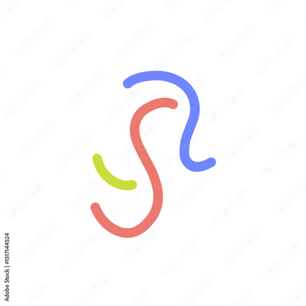 Naklejka premium fun colorful doodle