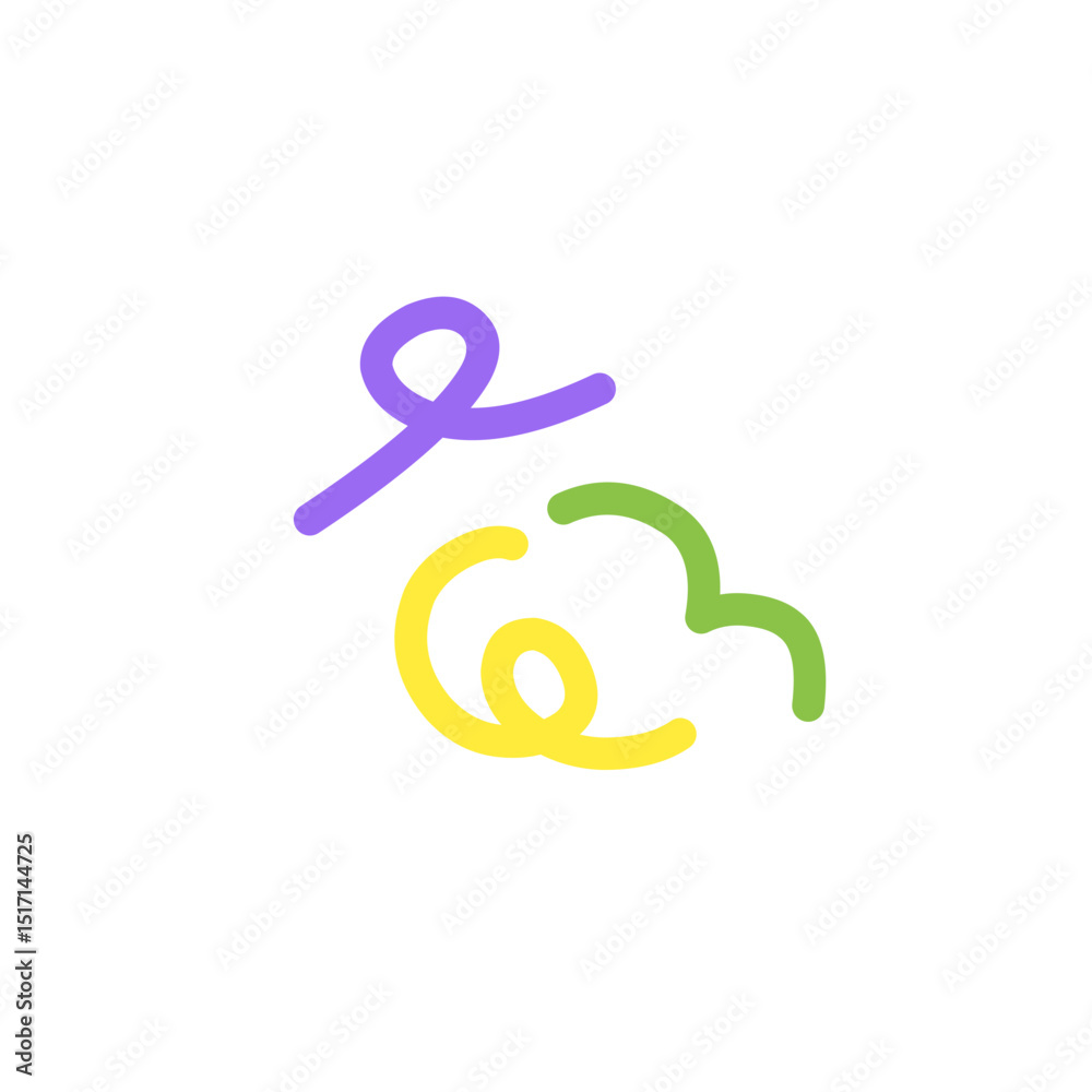 Fototapeta premium fun colorful doodle