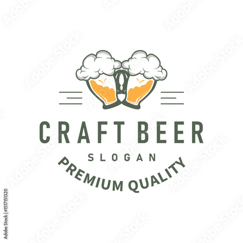 elegant concept brewery logo design collection of craft beer templates retro vintage badges brewery, whisky drink, bar, cafe, restaurant