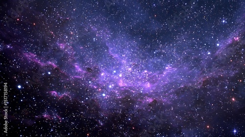 Wallpaper Mural Universe with stars, constellations, galaxies, nebulae and gas and dust clouds Torontodigital.ca
