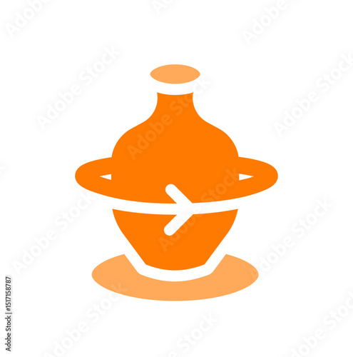 spin earthen jar
