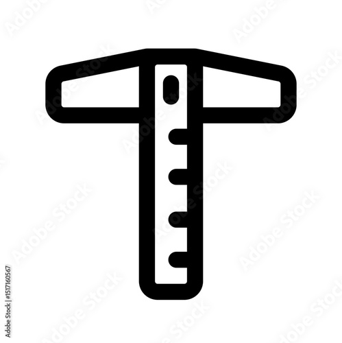 t-square ruler