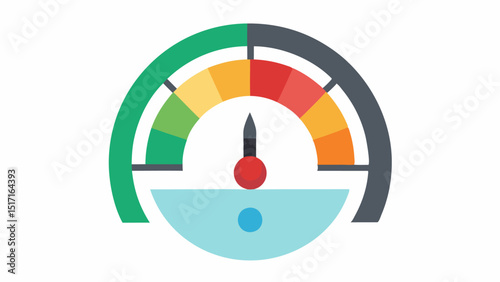 Glucose Level Gauge A circular gauge with a needle indicating glucose levels featuring colorcoded zones for normal prediabetic and diabetic ranges.
