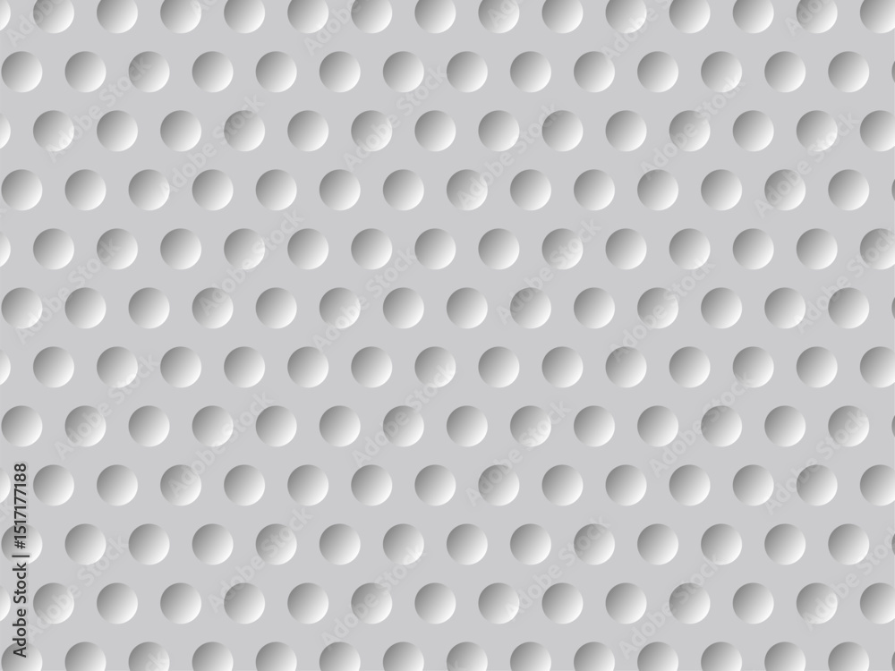 Naklejka premium Golf ball texture background. Golf ball texture. White background. Seamless round pattern. Vector illustration