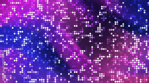 Glowing Circular Lights Animated Pattern Background Loop