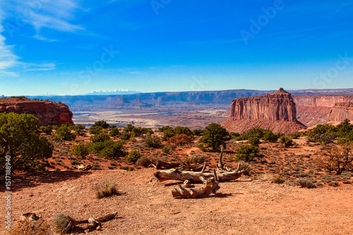 Autumn View of Island in the Sky, Canyonlands National Park in Utah.