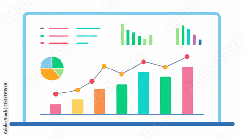 Graphs and Charts A variety of colorful bar graphs and line charts displayed on a whiteboard showcasing different aspects of epigenetic results.