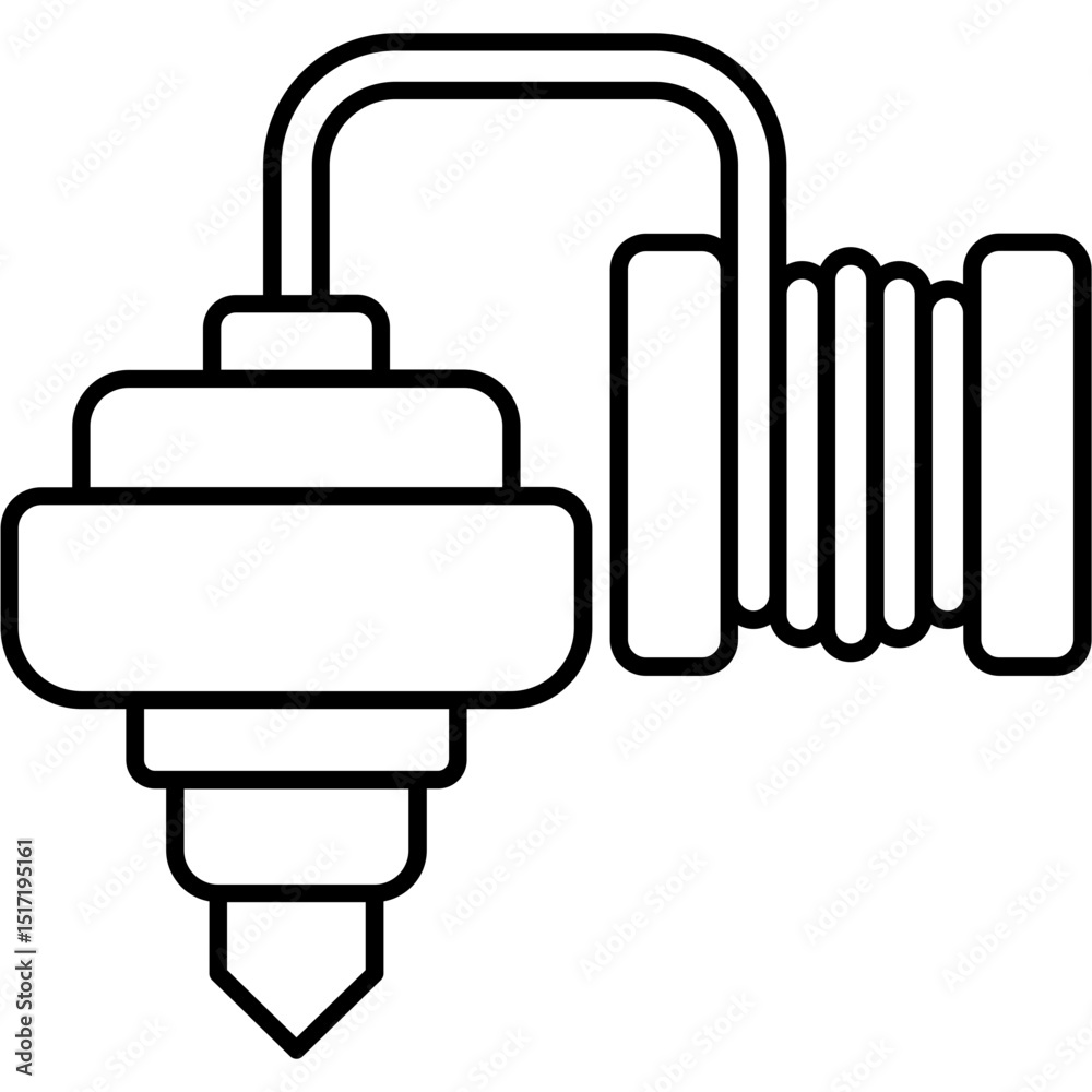 Obraz premium Fused Deposition Modeling Icon