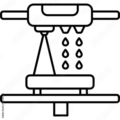 Material Jetting Icon