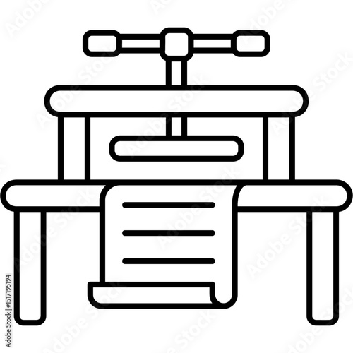 Printing Press Icon