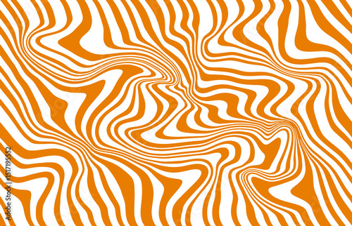 Swirl peanut caramel pattern, seamless wavy background. Caramel dessert flow wave, toffee candy wavy twirls or creamy sauce ripples textile print vector geometric backdrop or fabric seamless pattern