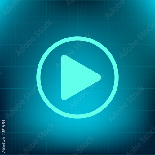 Vector icon on a blue background with a gradient
