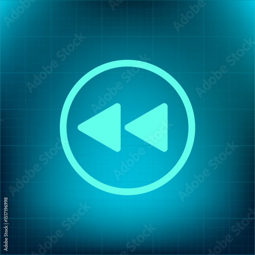 Vector icon on a blue background with a gradient