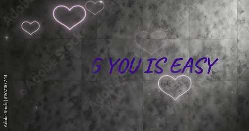 loving you is easy with solid background