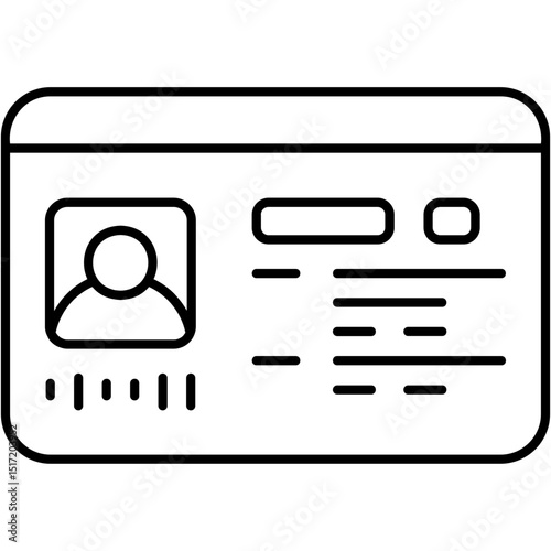 Taxi License Icon