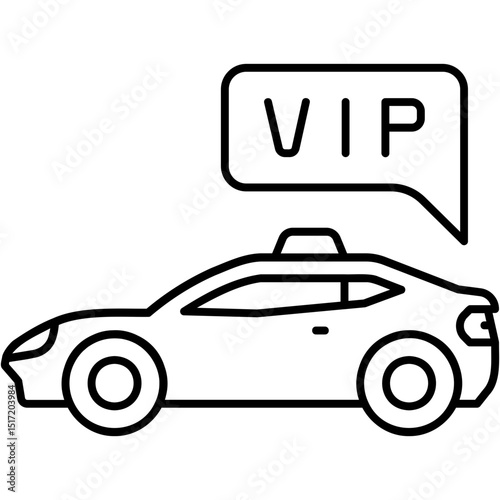 Taxi Vip Icon