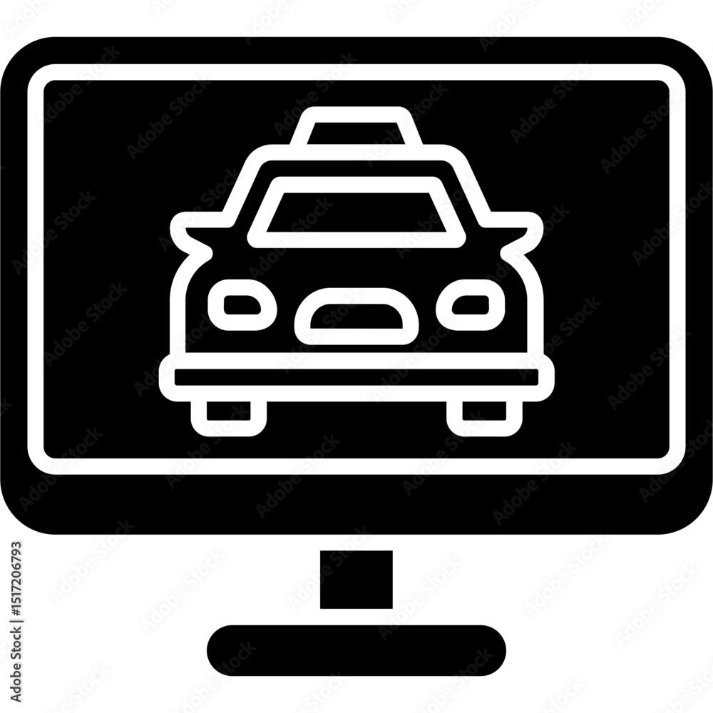 Obraz premium Taxi Dispatch Icon